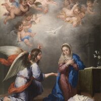 Un diàleg respectuós, ple de reverència, de Déu envers la seva criatura, creada lliure, a la seva imatge i semblança, i de la criatura, Maria, envers Déu, que li revela el seu misteri amagat. (L'Anunciació, Murillo)
